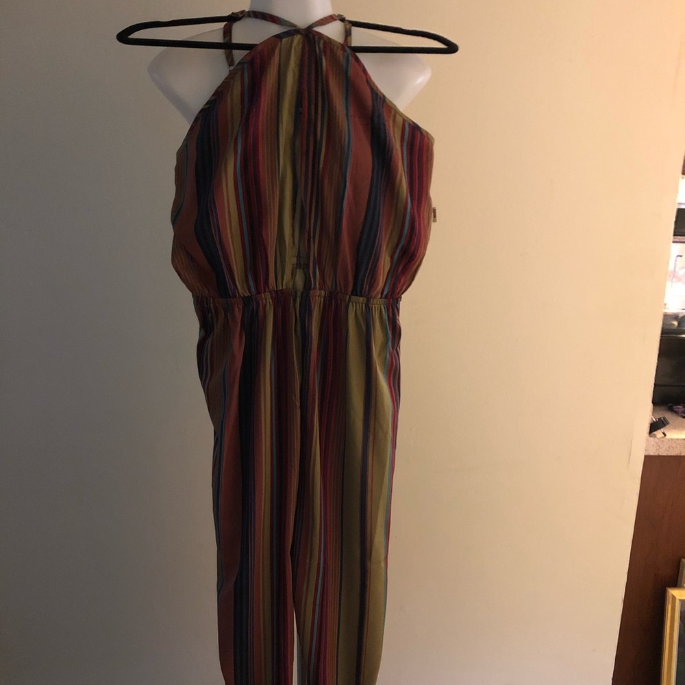 BooHoo Multicolor Jumpsuit Sz 8